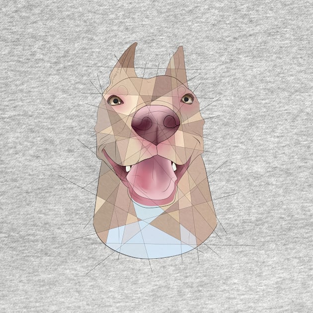 Smiling Dog by Blacklightco